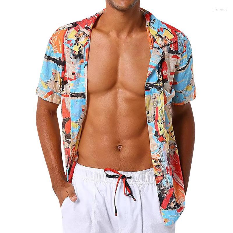 Men's Casual Shirts Men's Camisas Mens Shirt Summer Vintage Ethnic Printed Turn Down Collar Short Sleeve Tops Loose Men 2022, Red
Men's Casual Shirts Men's Camisas Mens Shirt Summer Vintage Ethnic Printed Turn Down Collar Short Sleeve Tops Loose Men 2022, Red