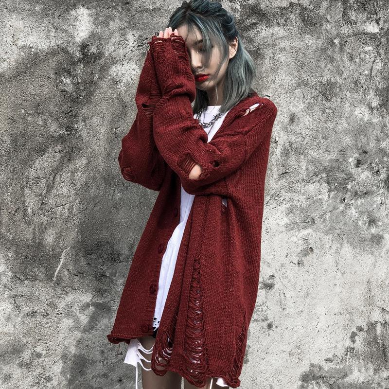 Women's Knits Women's & Tees Fashion Hip Hop Women Hole Ripped Cardigan Sweaters Spring Autumn Streetwear Harajuku Stripe Knitted Tops, Gray
Women's Knits Women's & Tees Fashion Hip Hop Women Hole Ripped Cardigan Sweaters Spring Autumn Streetwear Harajuku Stripe Knitted Tops, Gray