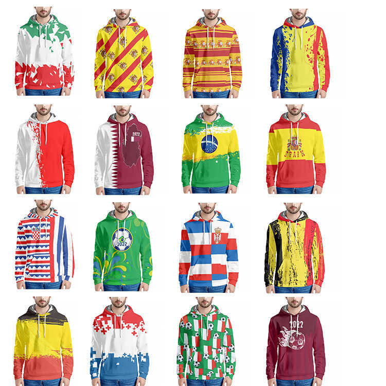 2022 Qatar Football World Cup Men' Hoodies & Sweatshirts Flag Hoodie Mens Sweatshirt 3D, 017
2022 Qatar Football World Cup Men' Hoodies & Sweatshirts Flag Hoodie Mens Sweatshirt 3D, 017