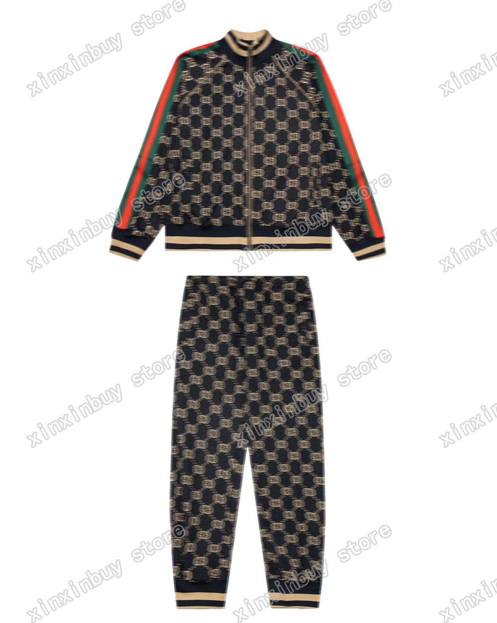 xinxinbuy Men designer Coat Jacket sets Jacquard letter fabric colour webbing long sleeve women red black khaki blue XS-2XL, 02
xinxinbuy Men designer Coat Jacket sets Jacquard letter fabric colour webbing long sleeve women red black khaki blue XS-2XL, 02