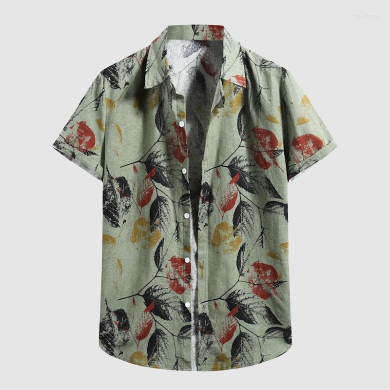 Men' Casual Shirts Men' Leaf Print Shirt Hawaiian Plus Size Short Sleeve Turn-Down Collar Comfy Holiday Beach Men Clothing Camisas, Beige
Men' Casual Shirts Men' Leaf Print Shirt Hawaiian Plus Size Short Sleeve Turn-Down Collar Comfy Holiday Beach Men Clothing Camisas, Beige