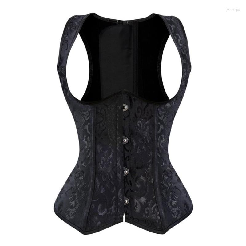 Bustiers & Corsets Gothic Corset Women Sexy Underbust Waist Trainer Shaper Plus Size Shoulder Straps Corpete Corselet Black WhiteBustiers
Bustiers & Corsets Gothic Corset Women Sexy Underbust Waist Trainer Shaper Plus Size Shoulder Straps Corpete Corselet Black WhiteBustiers
