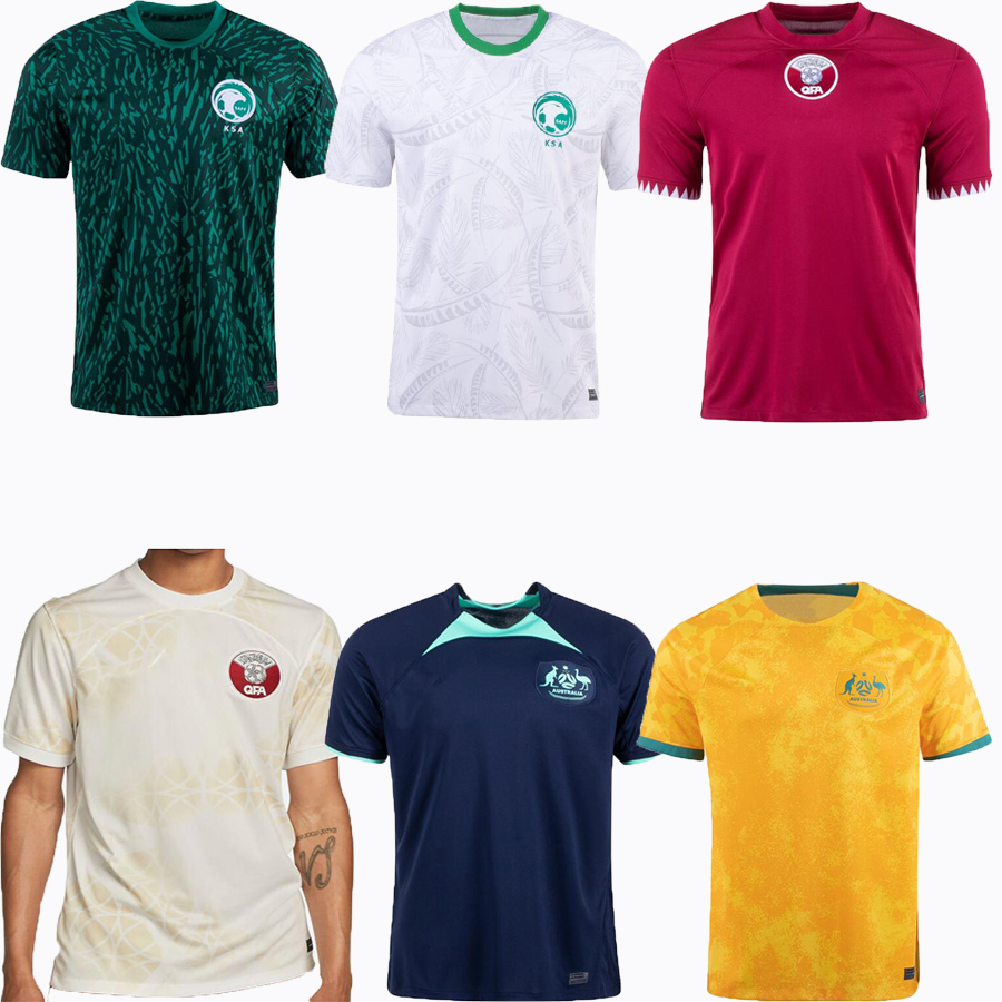 2022 Qatar WOrLD cUP soccer Jersey australian Saudi Arabia jerseys KSA SASO Australia Katar football shirts men kids suit uniforms maillot
2022 Qatar WOrLD cUP soccer Jersey australian Saudi Arabia jerseys KSA SASO Australia Katar football shirts men kids suit uniforms maillot