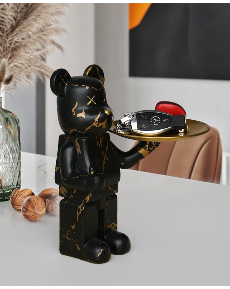 Movie & Games Christmas Toy Hot Bearbrick Bear Brick Action 28cm Figures Bear Model Paint Dolls Kids Toys Children Birthday Gifts