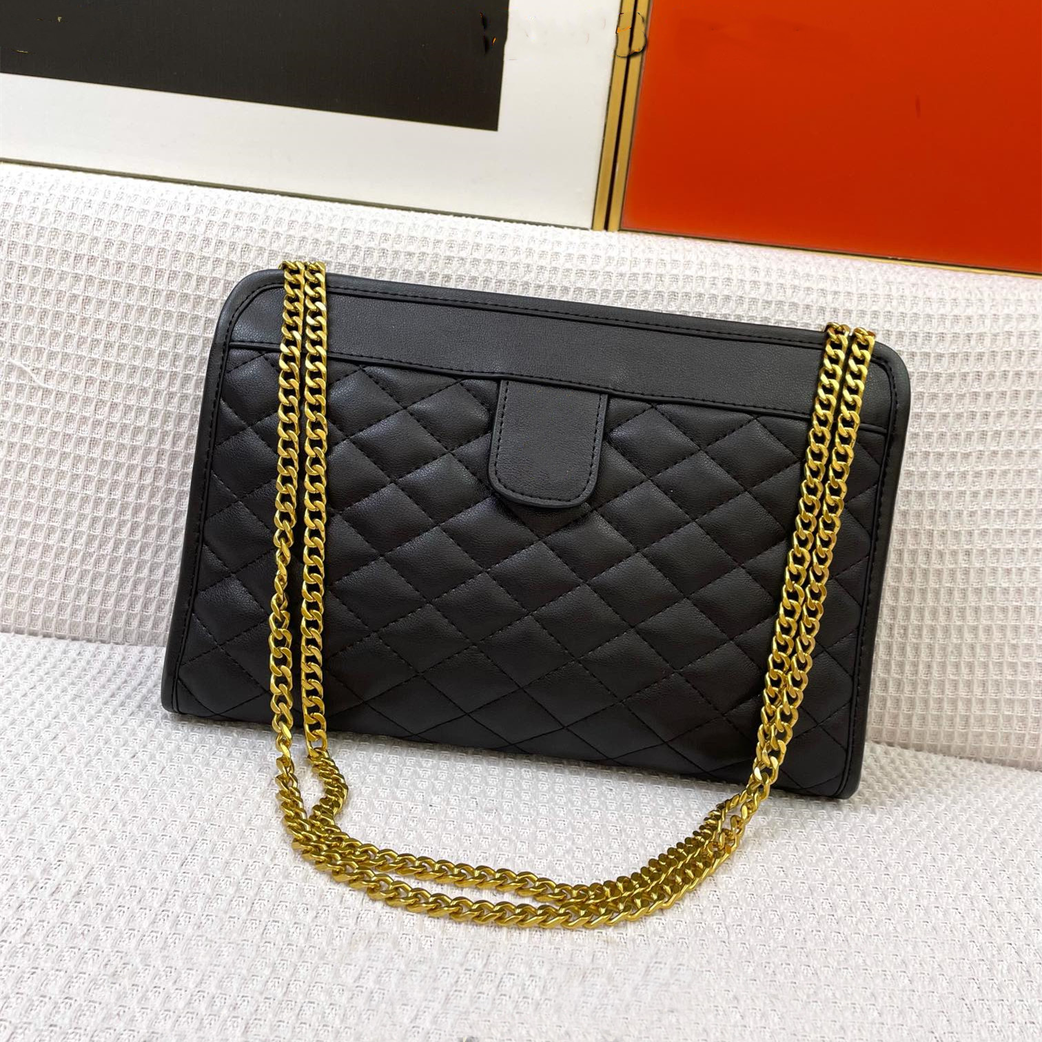 Designer Chain Shoulder Bags Fashion Classic Luxury Handbags genuine leather Lady cross body coin purse Tote Holder Purse Evening Black 28.5cm, Not sold separately
Designer Chain Shoulder Bags Fashion Classic Luxury Handbags genuine leather Lady cross body coin purse Tote Holder Purse Evening Black 28.5cm, Not sold separately