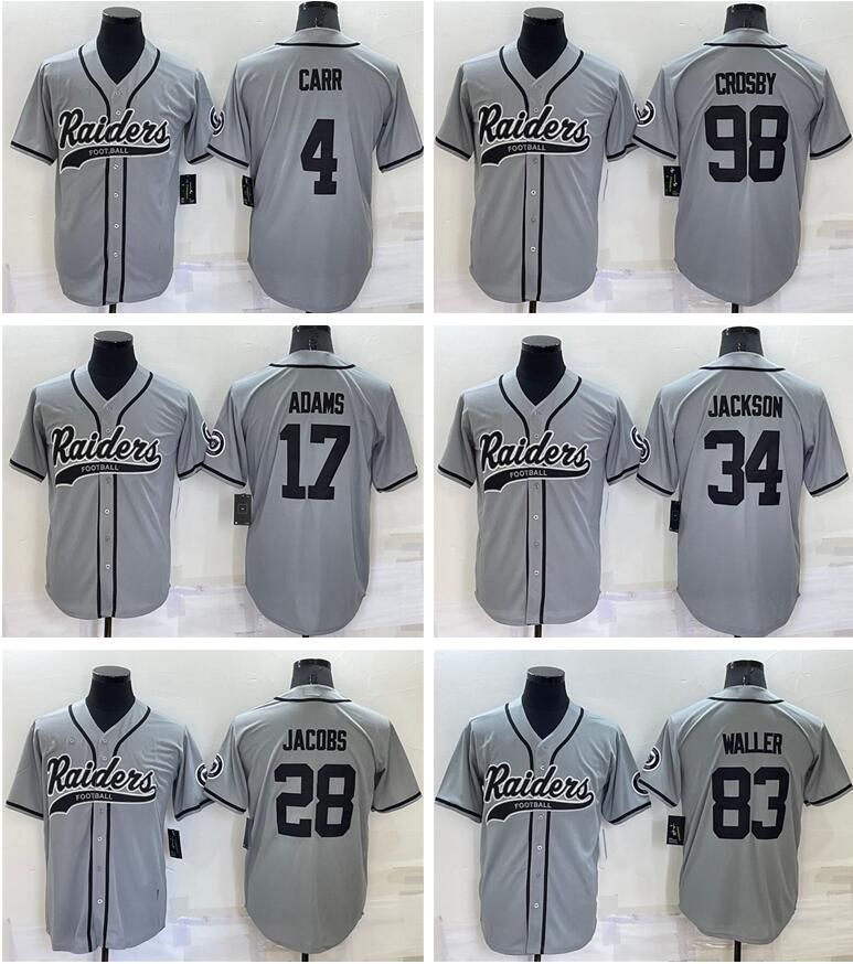 Stitched Football jersey Oakland''Raiders''Men Davante Adams Maxx Crosby Darren Waller Derek Carr grey baseball Untouchable jerseys, With logo
Stitched Football jersey Oakland''Raiders''Men Davante Adams Maxx Crosby Darren Waller Derek Carr grey baseball Untouchable jerseys, With logo
