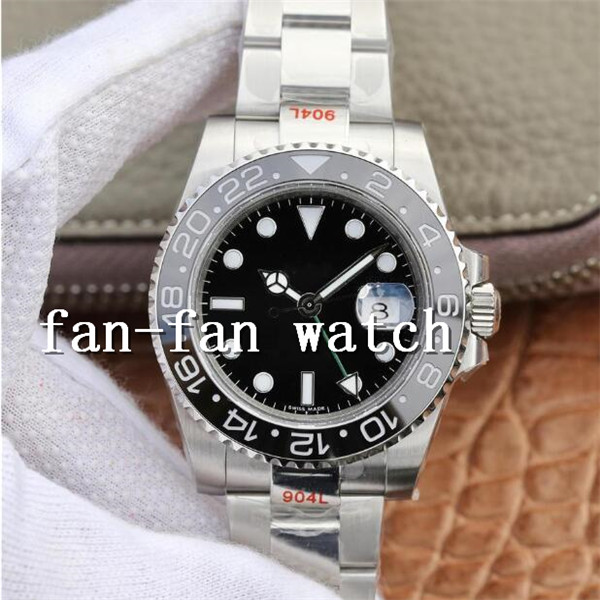 Men's Ceramic Bezel GM Factory GMTII Automatic Cal.3186 Watch Men 904L Steel 40mm 116710ln 116710blnr 116710 batman luminous diving ceramic beze
Men's Ceramic Bezel GM Factory GMTII Automatic Cal.3186 Watch Men 904L Steel 40mm 116710ln 116710blnr 116710 batman luminous diving ceramic beze