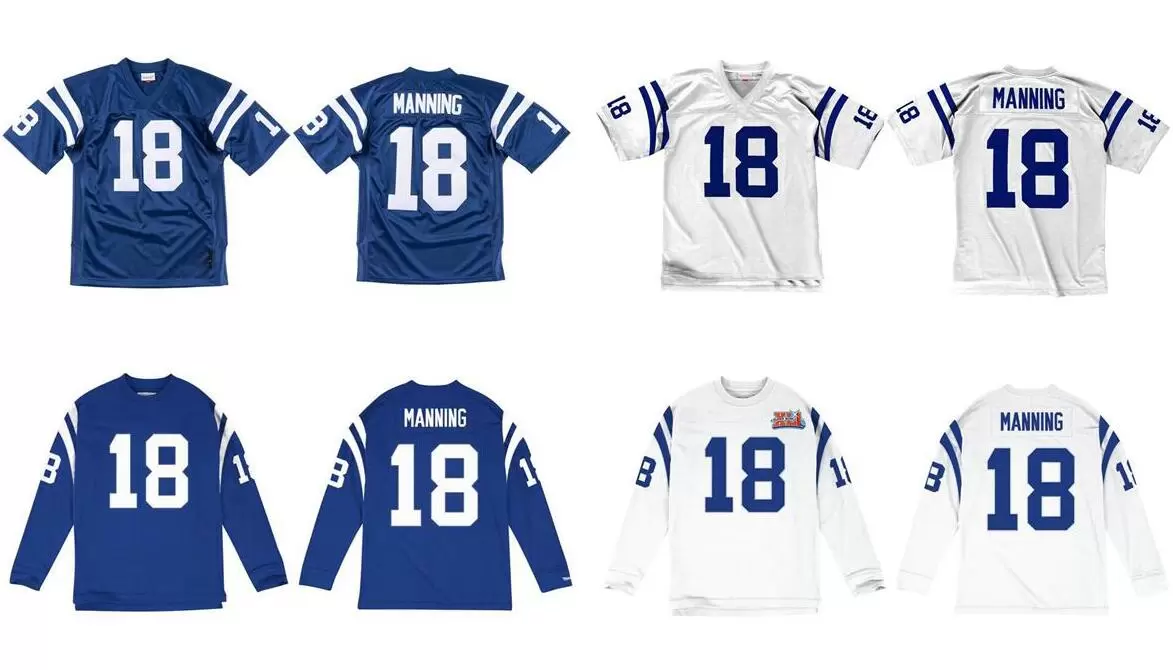 custom Stitched football Jersey 18 Peyton Manning 1998 Mitchell & Ness retro Rugby jerseys Men Women Youth S-6XL, Stitched jersey
custom Stitched football Jersey 18 Peyton Manning 1998 Mitchell & Ness retro Rugby jerseys Men Women Youth S-6XL, Stitched jersey