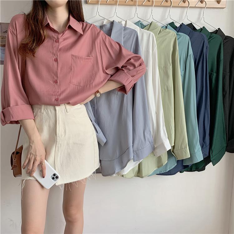 Women's Knits Women's & Tees 2022 Long-Sleeve Top Spring Korean Style Loose Casual White Shirt Design Sense Niche Fashion, Black
Women's Knits Women's & Tees 2022 Long-Sleeve Top Spring Korean Style Loose Casual White Shirt Design Sense Niche Fashion, Black
