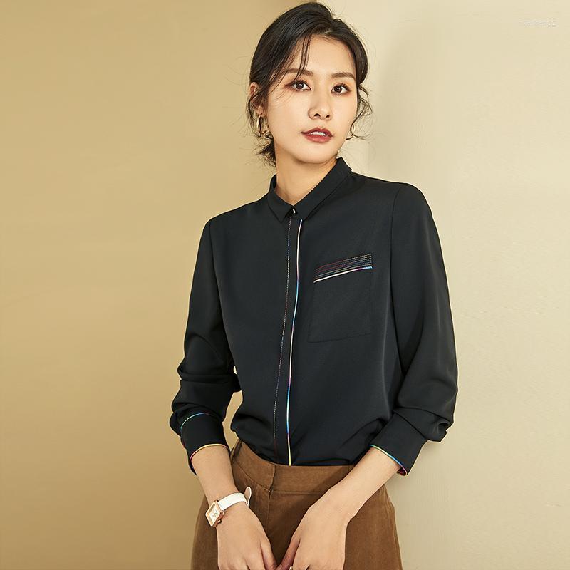 Women's Knits Women's & Tees Shirt Design Sense Non-mainstream 2022 Spring Black Temperament Business Chiffon Loose Long Sleeve Top
Women's Knits Women's & Tees Shirt Design Sense Non-mainstream 2022 Spring Black Temperament Business Chiffon Loose Long Sleeve Top