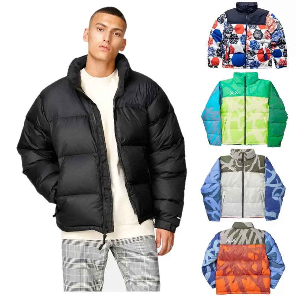 northface jacket 2022 Winter Down Jacket Men Puffer Jackets Hooded Thick Coats Mens Women Couples Parka Winters Coat Stand Collar Contrast Color Matching outfits