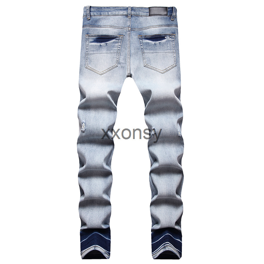 Men's Jeans European Jean Blue Sllim Fit Hombre Solid Men Ripped For Trend Brand Motorcycle Pant Mens Skinny HKSA, 1178
Men's Jeans European Jean Blue Sllim Fit Hombre Solid Men Ripped For Trend Brand Motorcycle Pant Mens Skinny HKSA, 1178