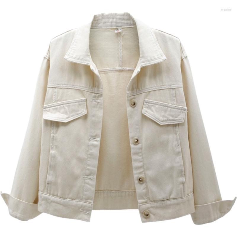 Women' Jackets Women' Harajuku Denim Short Jacket Women Clothes Autumn Korean Long Sleeve Loose Single-Breasted Solid Jeans Coat, White
Women' Jackets Women' Harajuku Denim Short Jacket Women Clothes Autumn Korean Long Sleeve Loose Single-Breasted Solid Jeans Coat, White