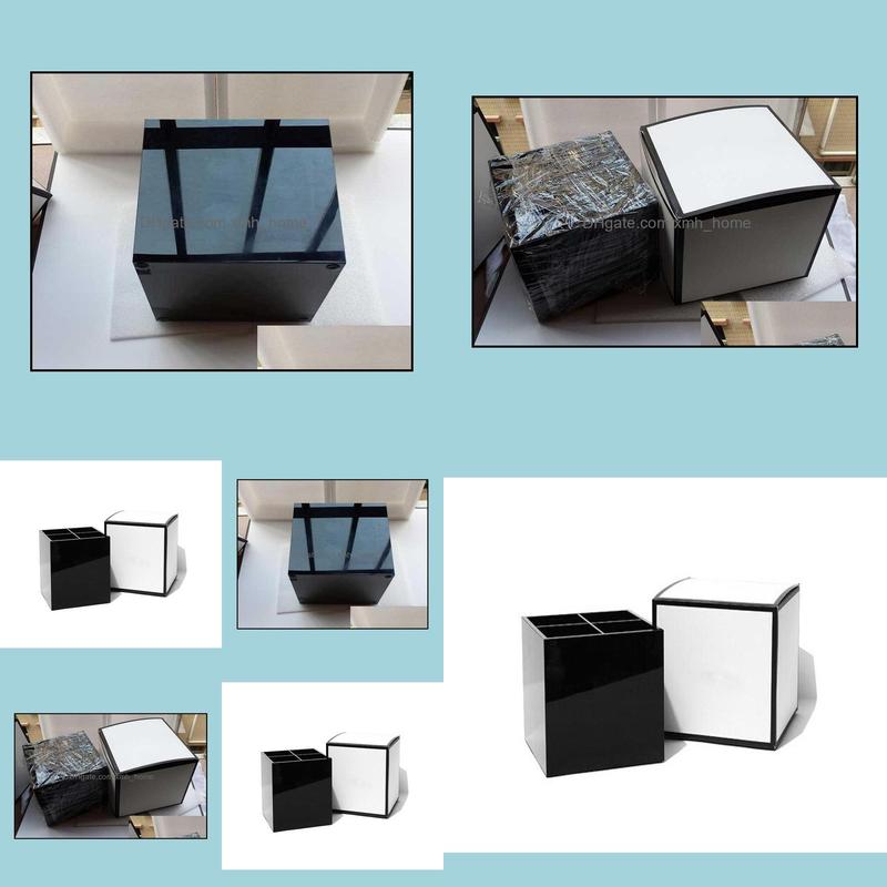 Storage Boxes Bins Classic C Women Makeup Tools Holder Cosmetic Brush Bucket Beauty Pen Storage Box Case With Gift Box8057605 Drop Dhpnu, Black
Storage Boxes Bins Classic C Women Makeup Tools Holder Cosmetic Brush Bucket Beauty Pen Storage Box Case With Gift Box8057605 Drop Dhpnu, Black