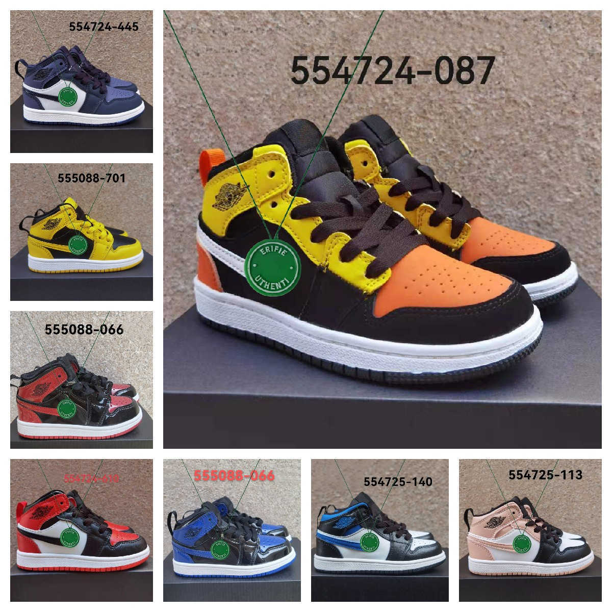 Jumpman 1 Kids Basketball Shoes for Kid Youth Students Sneakers Big Child Junior Toddler Jordens 1s Medium Olive Gym Red Travis Skateboard Jordas, Color # 21
Jumpman 1 Kids Basketball Shoes for Kid Youth Students Sneakers Big Child Junior Toddler Jordens 1s Medium Olive Gym Red Travis Skateboard Jordas, Color # 21