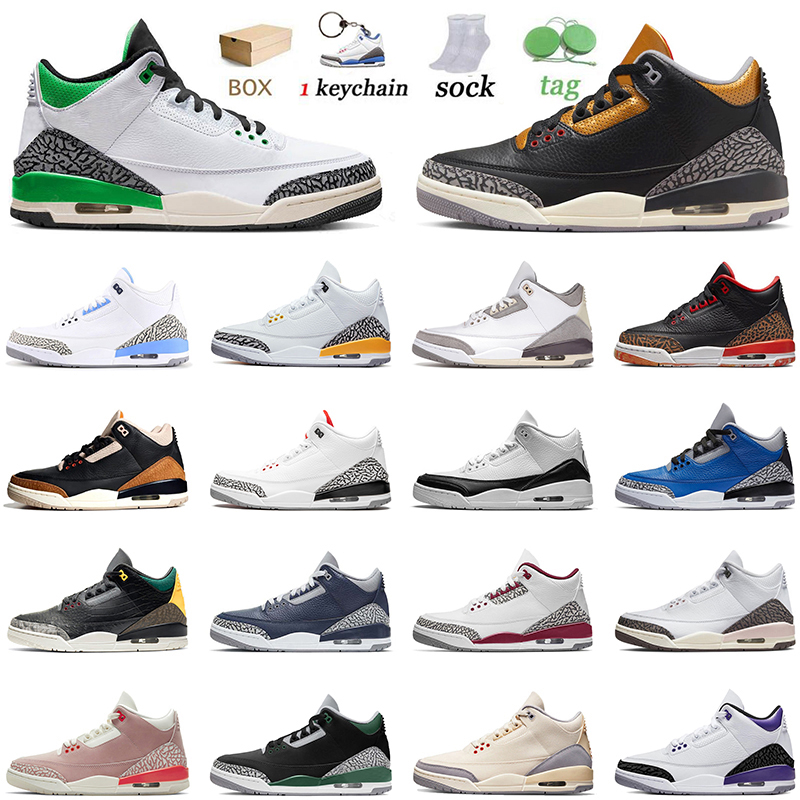 Jumpman 3 3s Men Women Basketball Shoes Pine Green Patchwork Black Gold Cement Racer Blue Fire Red Lucky Green Muslin Unc Dark Iris Jorda, A34 40-47 jth nrg new white cement
Jumpman 3 3s Men Women Basketball Shoes Pine Green Patchwork Black Gold Cement Racer Blue Fire Red Lucky Green Muslin Unc Dark Iris Jorda, A34 40-47 jth nrg new white cement