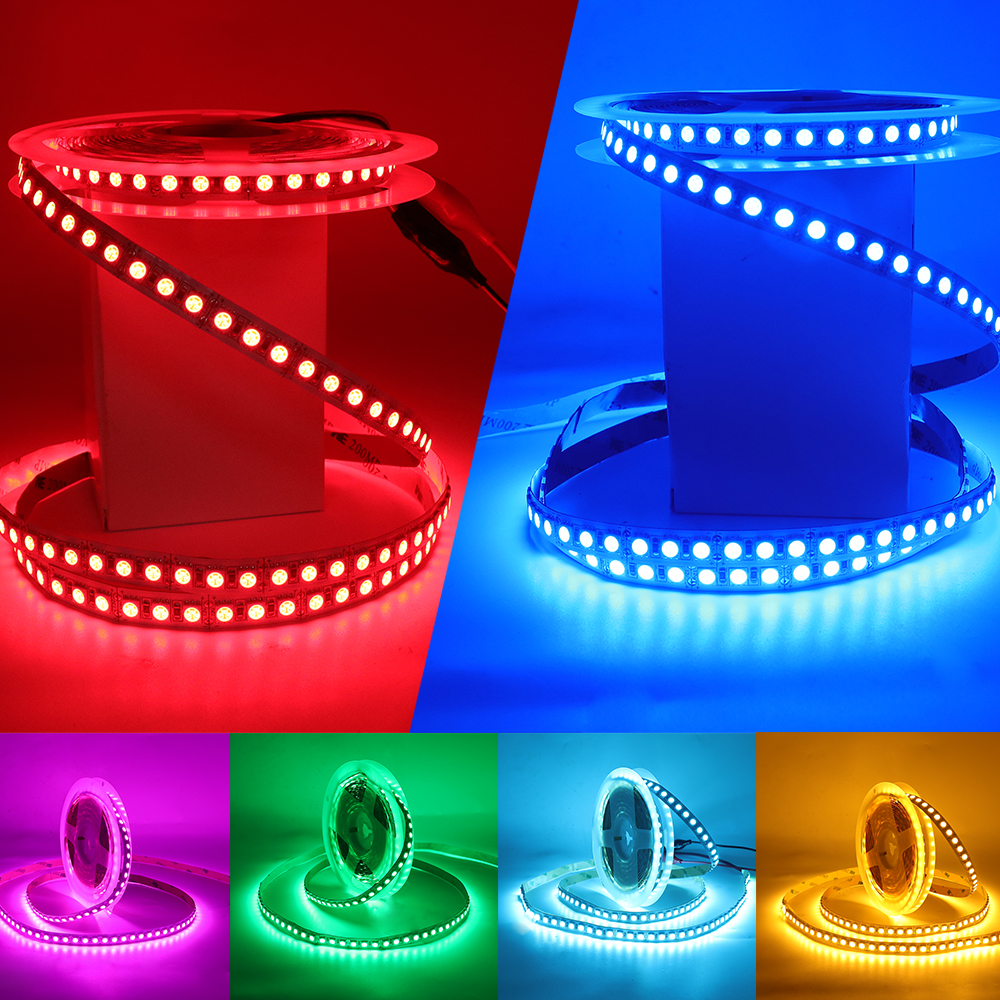 5M LED Strip SMD 5050 5054 LED Tape Waterproof Ribbon Diode 12V 2835 Flexible Neon Light 60/120Leds/m LED Lights for Room Decor