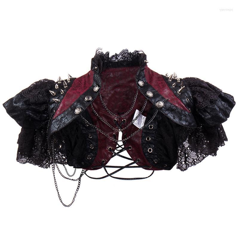 Bustiers & Corsets Fashion Lady Corset Shrug Shawl Costume Gothic Steampunk Leather Buckles Rock Hippy Shoulder JacketBustiers, Black
Bustiers & Corsets Fashion Lady Corset Shrug Shawl Costume Gothic Steampunk Leather Buckles Rock Hippy Shoulder JacketBustiers, Black