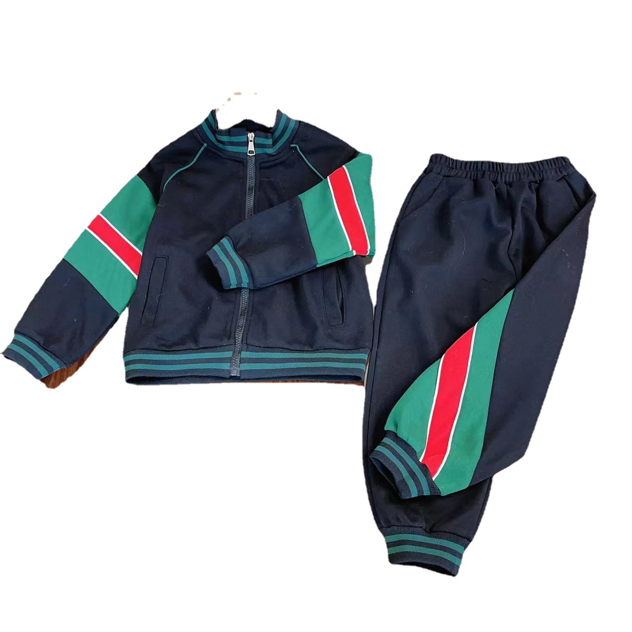 Designer Kids sports clothes sets boys girls letter zipper stripe long sleeve jacket with pants 2pcs luxury children casual outfits A9232, B.a0004
Designer Kids sports clothes sets boys girls letter zipper stripe long sleeve jacket with pants 2pcs luxury children casual outfits A9232, B.a0004