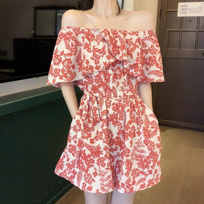 Women's Jumpsuits Women's & Rompers 2022 Woman Summer Jumpsuit Floral Print Off-the-shoulder Small Fresh Blouse With Bow Picture Color
Women's Jumpsuits Women's & Rompers 2022 Woman Summer Jumpsuit Floral Print Off-the-shoulder Small Fresh Blouse With Bow Picture Color