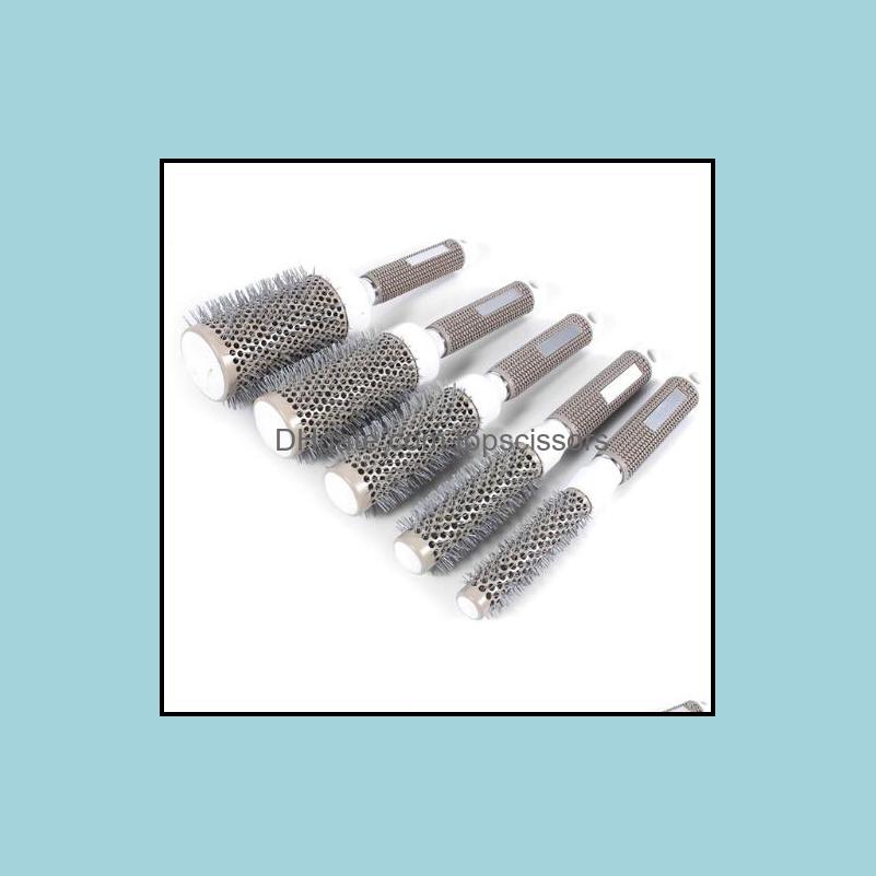 Hair Brushes Professional Hair Dressing Brushes High Temperature Resistant Ceramic Iron Round Comb 19Mm 5 Size Styling Tool Hairbrus Dhcu7
Hair Brushes Professional Hair Dressing Brushes High Temperature Resistant Ceramic Iron Round Comb 19Mm 5 Size Styling Tool Hairbrus Dhcu7