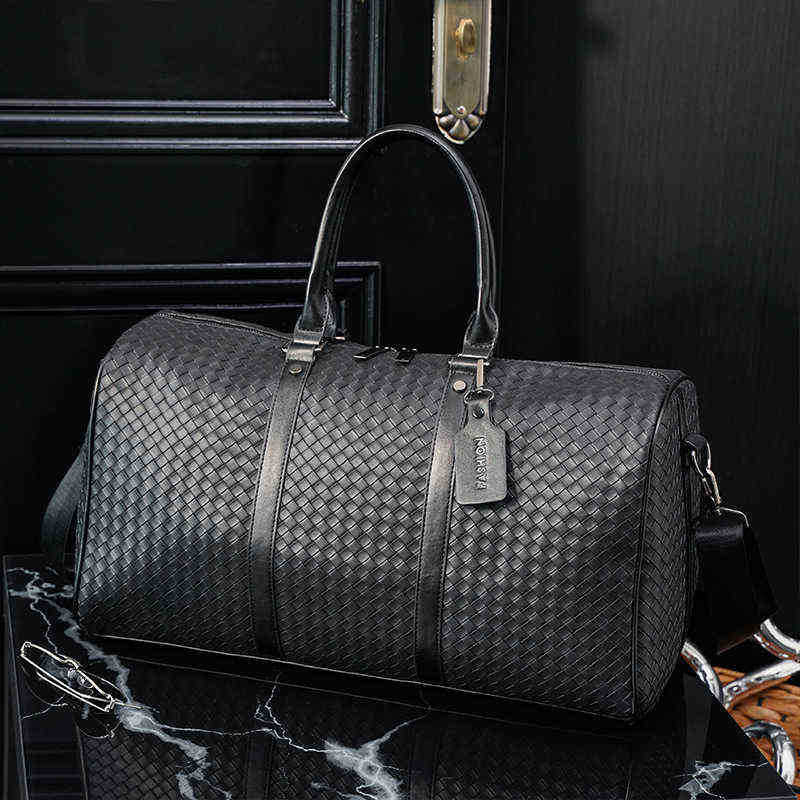 Duffel Bags Men's Travel Large Shoulder Duffle Carrying Men Hand Luggage s Weave Leather Business Organizer 220728, Hb000
Duffel Bags Men's Travel Large Shoulder Duffle Carrying Men Hand Luggage s Weave Leather Business Organizer 220728, Hb000