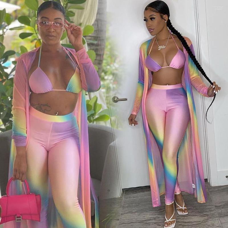 Women' Two Piece Pants Women' Zaggin 2022 Autumn Women Printed Hollow Out 3-Piece Set Sexy Lady Bikini Tops Full Sleeve X-Long Coats, Pink
Women' Two Piece Pants Women' Zaggin 2022 Autumn Women Printed Hollow Out 3-Piece Set Sexy Lady Bikini Tops Full Sleeve X-Long Coats, Pink