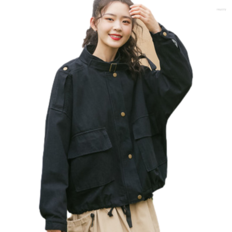 Women' Jackets Women' Chaqueta Mujer Ladies Spring Jacket Autumn Fashion Hong Kong-style Winter All-match Casual Loose Korean Top, Black
Women' Jackets Women' Chaqueta Mujer Ladies Spring Jacket Autumn Fashion Hong Kong-style Winter All-match Casual Loose Korean Top, Black