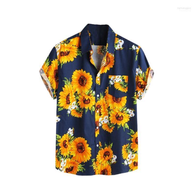 Men's Casual Shirts Fashion Plus Size Men Short Sleeves Sunflower Print Lapel Design Single-Breasted Summer Clothing Men's, Blue
Men's Casual Shirts Fashion Plus Size Men Short Sleeves Sunflower Print Lapel Design Single-Breasted Summer Clothing Men's, Blue