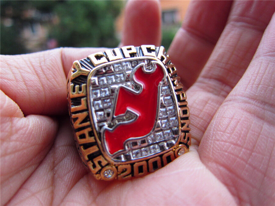 2000 New Jersey Devils Stanley Cup Team ring 18k Gold Plated fan for men gift wholesale
2000 New Jersey Devils Stanley Cup Team ring 18k Gold Plated fan for men gift wholesale