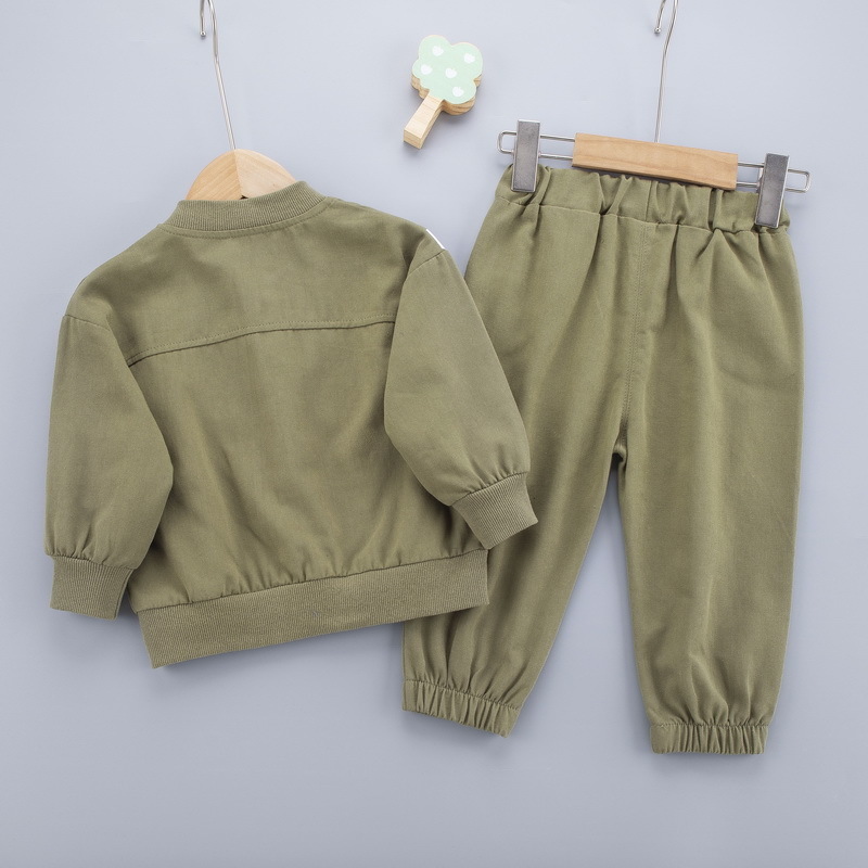 Clothing Sets Boys Children Fashion Cartoon Baby Long Sleeve T-shirt Coat And Pants Suit 3pcs Outfits Kids Sport Suit1-4 years 221107