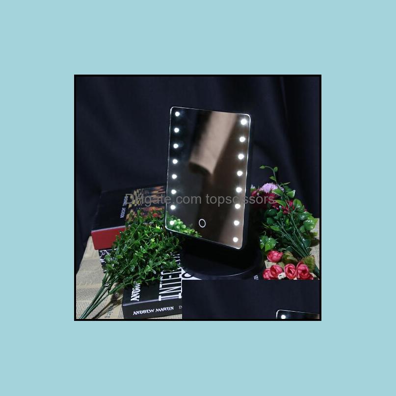 Compact Mirrors 360 Degree Rotation Touch Screen Makeup Mirror With 16 / 22 Led Lights Professional Vanity Table Desktop Make Up Dro Dhmty
Compact Mirrors 360 Degree Rotation Touch Screen Makeup Mirror With 16 / 22 Led Lights Professional Vanity Table Desktop Make Up Dro Dhmty