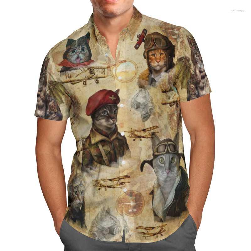 Men' Casual Shirts Men' Vintage 3D Cat Pilot Beach Hawaiian 2022 Summer Shirt Short Sleeve Streetwear Oversized 5XL Camisa Social, 25
Men' Casual Shirts Men' Vintage 3D Cat Pilot Beach Hawaiian 2022 Summer Shirt Short Sleeve Streetwear Oversized 5XL Camisa Social, 25