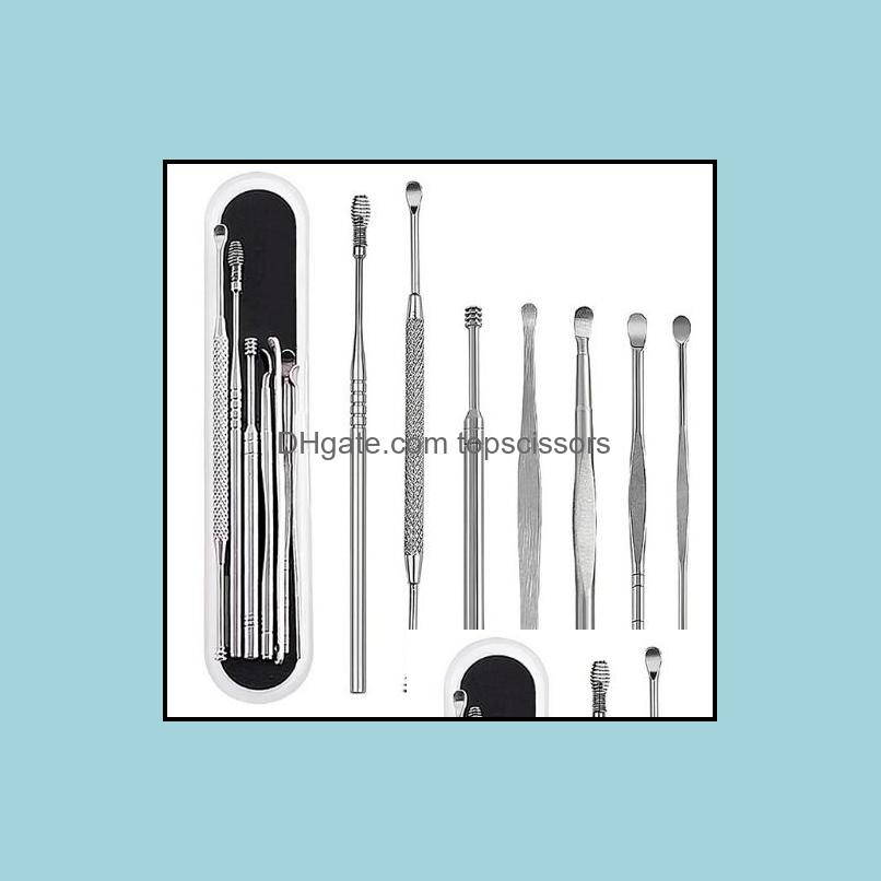Ear Care Supply Ear Care Supply 7Pcs/Set Wax Pickers Cleaner Stainless Steel Earpick Remover Curette Pick Spoon Epiwax Drop Delivery Dhkjq
Ear Care Supply Ear Care Supply 7Pcs/Set Wax Pickers Cleaner Stainless Steel Earpick Remover Curette Pick Spoon Epiwax Drop Delivery Dhkjq