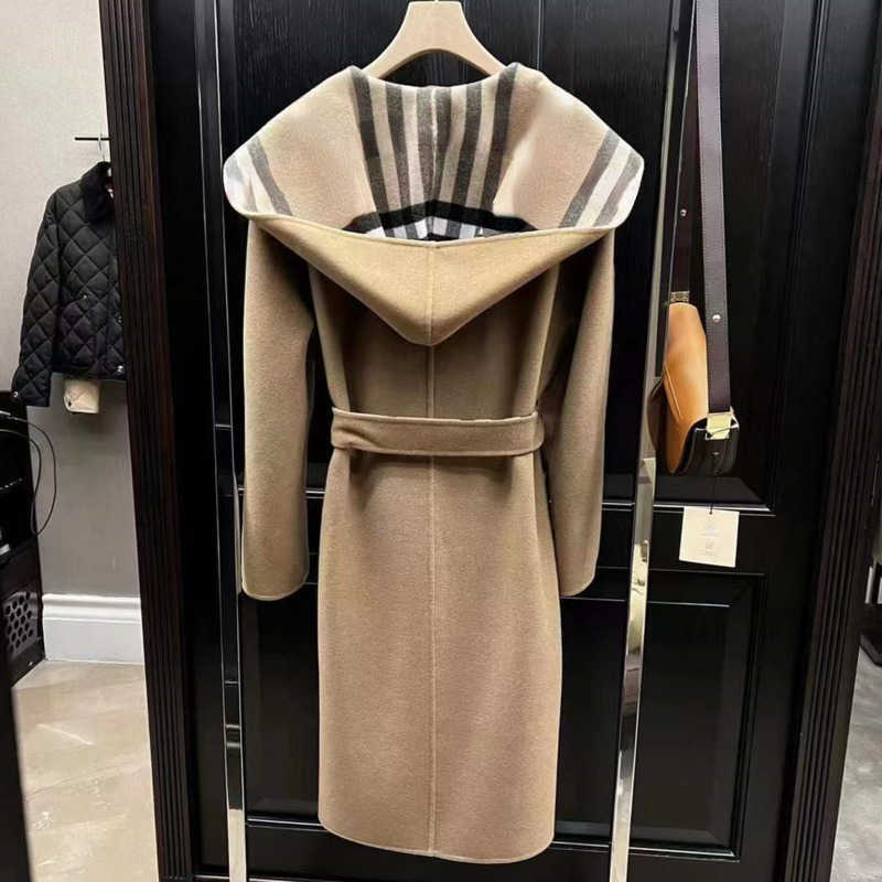Bb women woolen coat burb designer jacket long wool hooded jackets womens casual trench coats embroidered windbreaker 4xl, Khaki
Bb women woolen coat burb designer jacket long wool hooded jackets womens casual trench coats embroidered windbreaker 4xl, Khaki