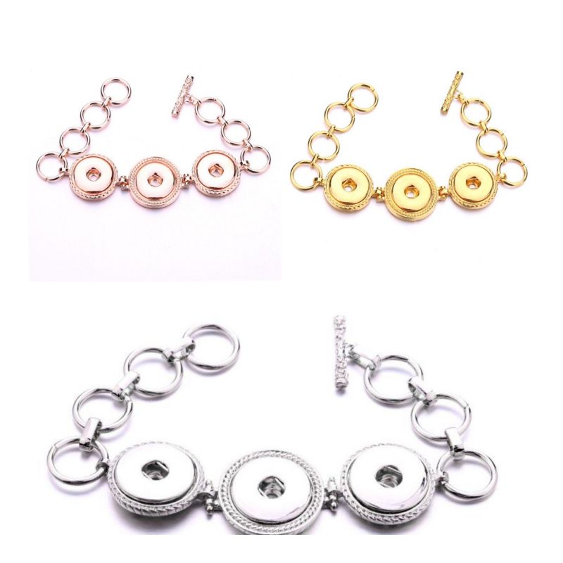 Snap Button Bracelet for Women DIY 18MM Buttons Bracelets Adjustable Snap Jewelry
Snap Button Bracelet for Women DIY 18MM Buttons Bracelets Adjustable Snap Jewelry