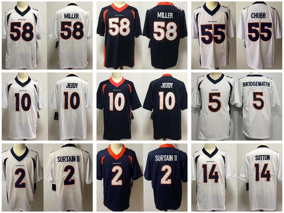 Stitched Football jersey Denver''Broncos''3 Russell Wilson Miller Jerry Jeudy Bradley Chubb Surtain Davis white orange Untouchable Elite Jer, With logo
Stitched Football jersey Denver''Broncos''3 Russell Wilson Miller Jerry Jeudy Bradley Chubb Surtain Davis white orange Untouchable Elite Jer, With logo