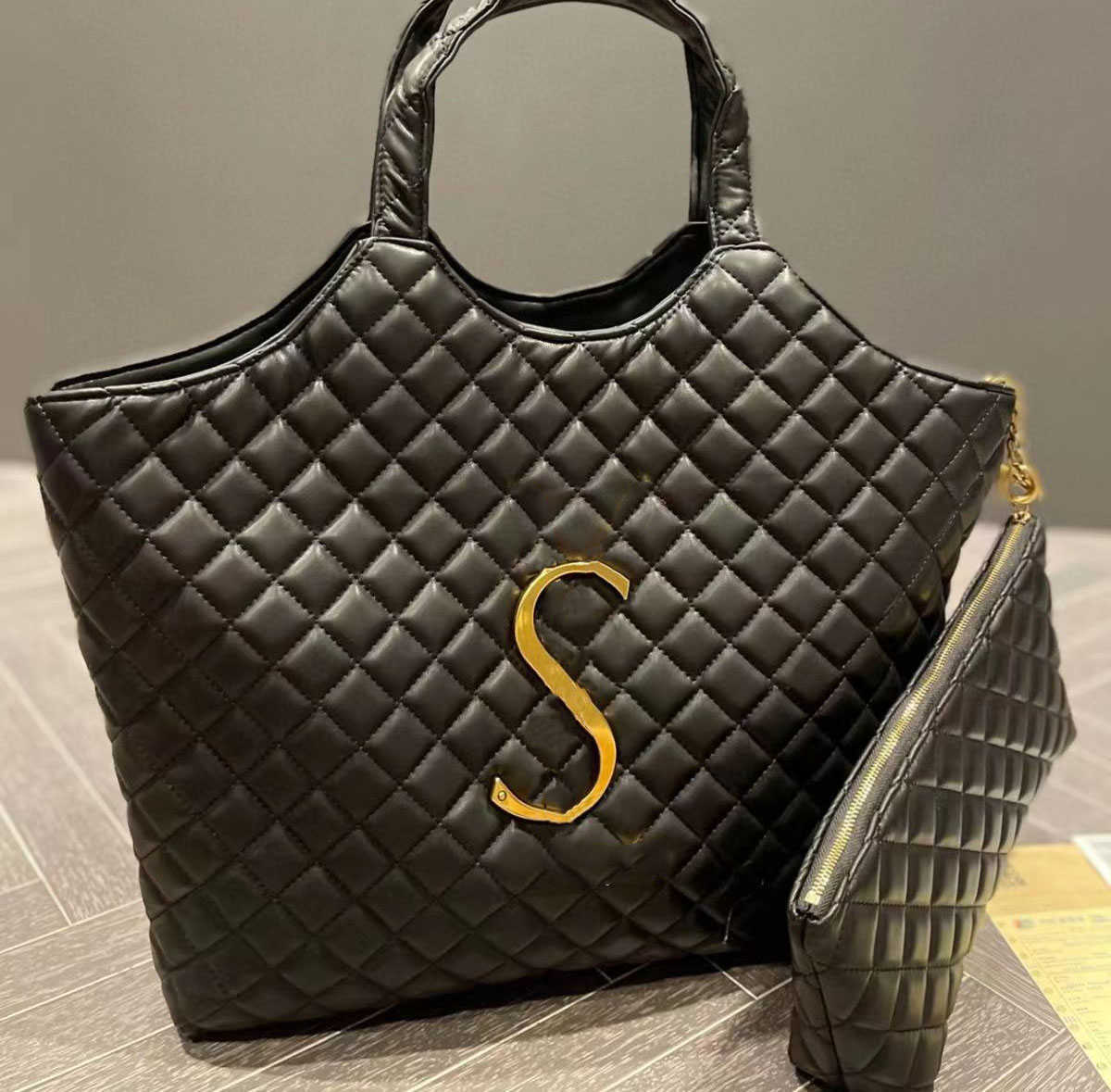 Designer handbag luxury evening bag hand quality lady two-piece shoulder bag large metal leather drill open lid shopping classic size 58-43
Designer handbag luxury evening bag hand quality lady two-piece shoulder bag large metal leather drill open lid shopping classic size 58-43