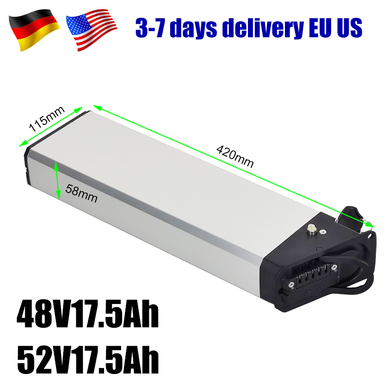 48v 17.5ah folding bike battery for mate x ebike 52V with samsung cell for 350w 500W 7500W 1000W motor
48v 17.5ah folding bike battery for mate x ebike 52V with samsung cell for 350w 500W 7500W 1000W motor