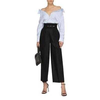 Side zipper drop versatile high waist letter loose straight trousers casual pants, 9835# black
Side zipper drop versatile high waist letter loose straight trousers casual pants, 9835# black