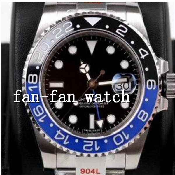 Men's Ceramic Bezel GM Factory GMTII Automatic Cal.3186 Watch Men 904L Steel 40mm 116710ln 116710blnr 116710 batman luminous diving ceramic beze-1
Men's Ceramic Bezel GM Factory GMTII Automatic Cal.3186 Watch Men 904L Steel 40mm 116710ln 116710blnr 116710 batman luminous diving ceramic beze-1