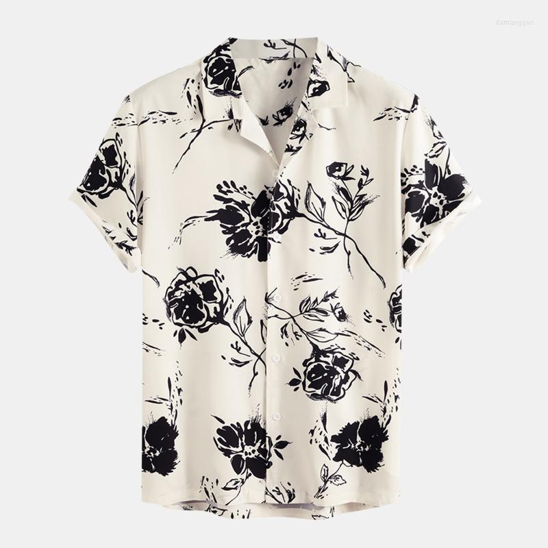 Men's Casual Shirts Men's Men Short Sleeve Hawaiian Shirt Summer Floral Print Blouse Quality Harajuku Beach Loose Tops Camisa Masculina, Beige
Men's Casual Shirts Men's Men Short Sleeve Hawaiian Shirt Summer Floral Print Blouse Quality Harajuku Beach Loose Tops Camisa Masculina, Beige