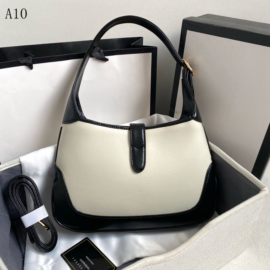 Handbag Women's Boutique Shoulder Bag Fashion Designer Leather Splice Large Capacity Hardware Buckle Casual Crossbody Bag Size 28x19x4CM Box Invoice, White
Handbag Women's Boutique Shoulder Bag Fashion Designer Leather Splice Large Capacity Hardware Buckle Casual Crossbody Bag Size 28x19x4CM Box Invoice, White