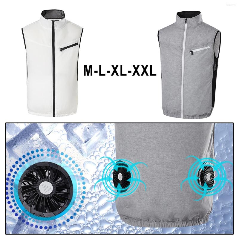 Racing Jackets Summer Fan Cooling Vest Men Women Air Conditioning Clothes Cool Coat Outdoor Sun Protection Jacket USB 2 Waistcoat, Picture shown
Racing Jackets Summer Fan Cooling Vest Men Women Air Conditioning Clothes Cool Coat Outdoor Sun Protection Jacket USB 2 Waistcoat, Picture shown