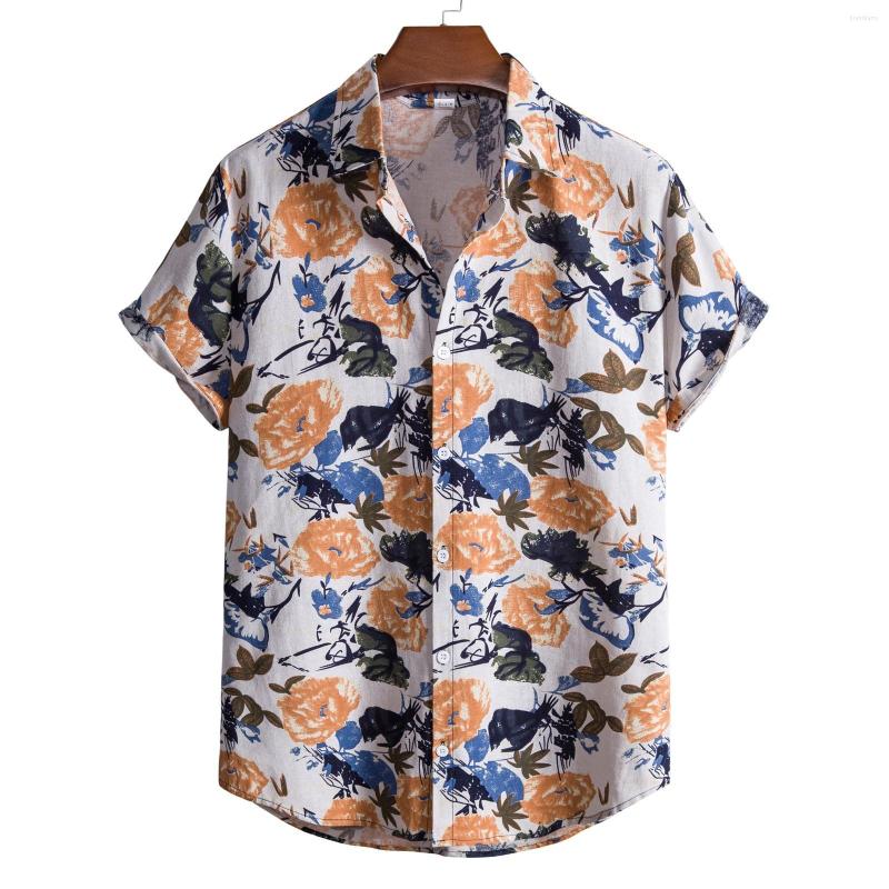 Men's Casual Shirts Single-Breasted Summer Beach Men's Print Shirt Trend Short-Sleeved Lapel Fashion Men Man For, Red
Men's Casual Shirts Single-Breasted Summer Beach Men's Print Shirt Trend Short-Sleeved Lapel Fashion Men Man For, Red