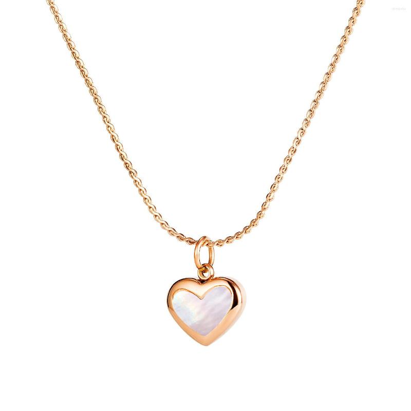 Pendant Necklaces Niche Love White Seashell Titanium Steel Necklace Female All-match Light Luxury Stainless
Pendant Necklaces Niche Love White Seashell Titanium Steel Necklace Female All-match Light Luxury Stainless