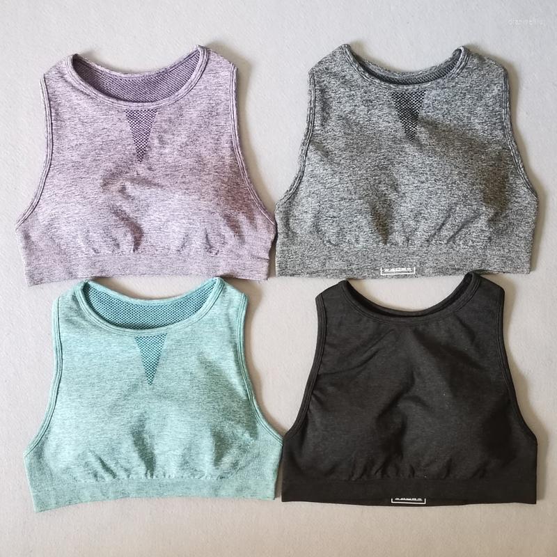 Yoga Outfit High Impact Seamless Sports Bra Women Gym Workout Tops Neck Crop Top Mesh Racer Back Fitness, Purple
Yoga Outfit High Impact Seamless Sports Bra Women Gym Workout Tops Neck Crop Top Mesh Racer Back Fitness, Purple