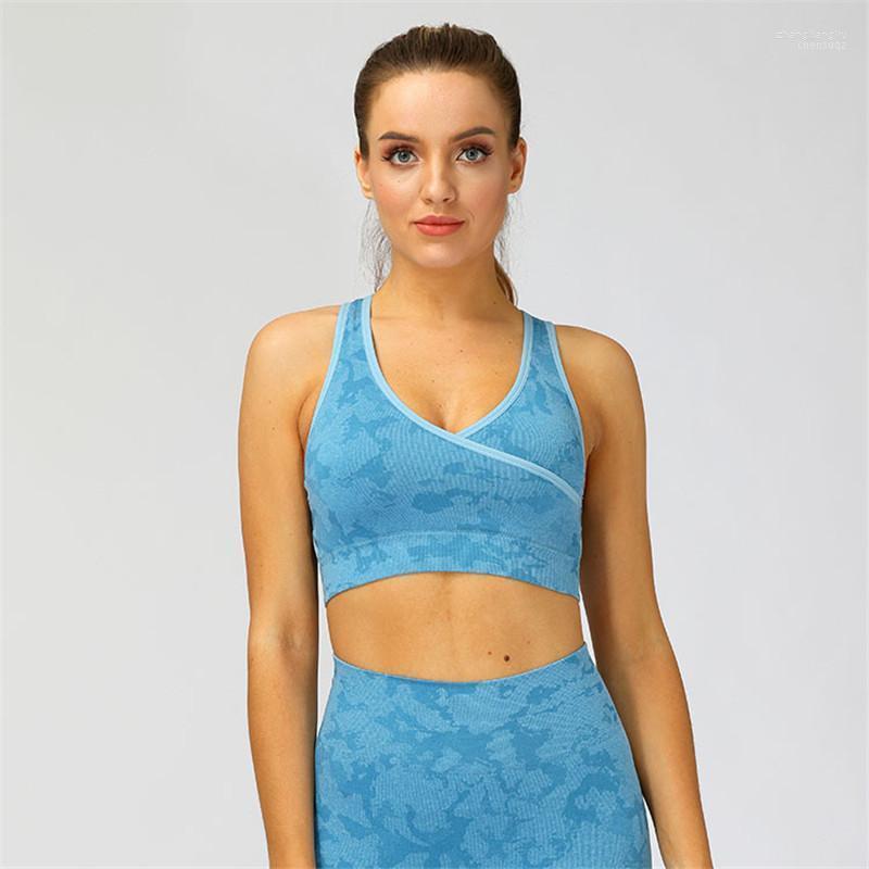 Yoga Outfit Seamless Quick-drying Breathable Vest Crop Top Tight Fitness Women Sports Bra No Rims With Removable Chest Pad Gym Clothe, Camouflage black
Yoga Outfit Seamless Quick-drying Breathable Vest Crop Top Tight Fitness Women Sports Bra No Rims With Removable Chest Pad Gym Clothe, Camouflage black