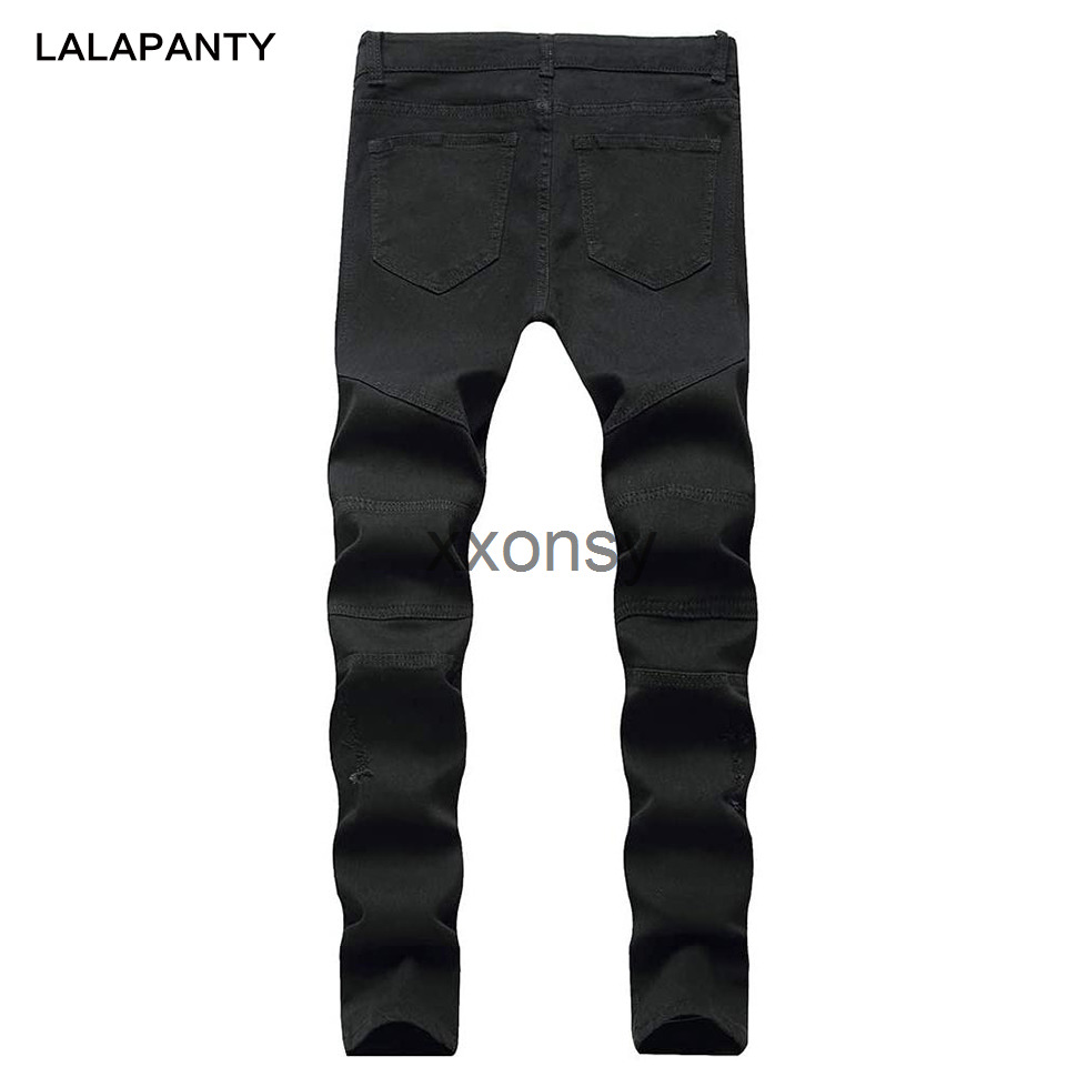 LALAPANTY Clothing Jeans slp Blue/Black Destroyed Mens Slim Denim Straight Biker Skinny jean Men Ripped jeans Pants UTVC
LALAPANTY Clothing Jeans slp Blue/Black Destroyed Mens Slim Denim Straight Biker Skinny jean Men Ripped jeans Pants UTVC