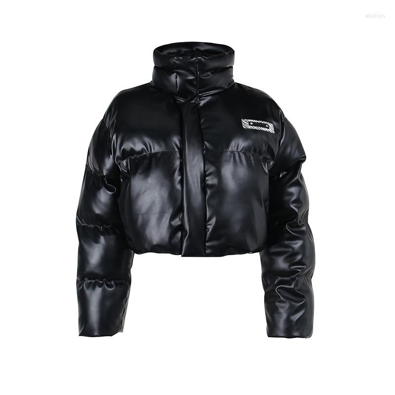 Women' Down Winter Thick Warm Short Parkas Women Fashion Black PU Leather Coats Ladies Elegant Zipper Cotton Jackets Female Clothe
Women' Down Winter Thick Warm Short Parkas Women Fashion Black PU Leather Coats Ladies Elegant Zipper Cotton Jackets Female Clothe